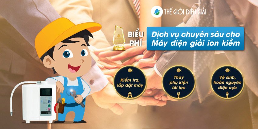 Biểu phí dịch vụ Thế Giới Điện Giải