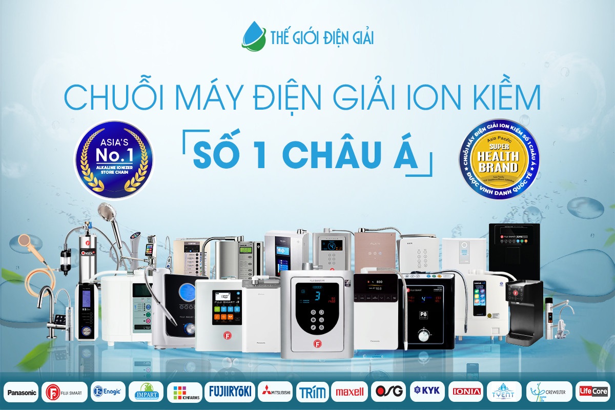 Chuyên cung cấp máy lọc nước điện giải cao cấp số 1 thị trường