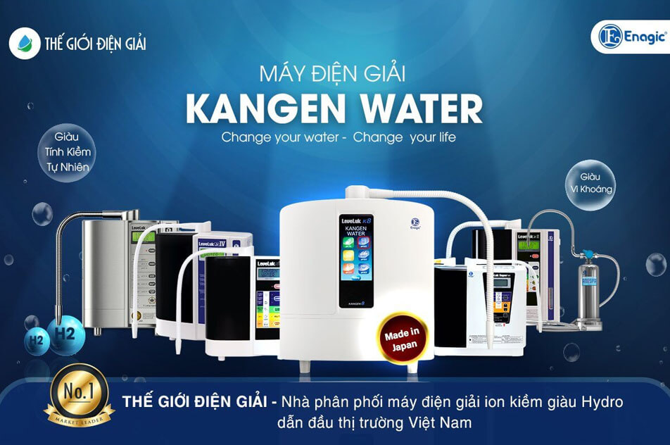 Các model máy lọc nước điện giải ion kiềm Kangen Enagic