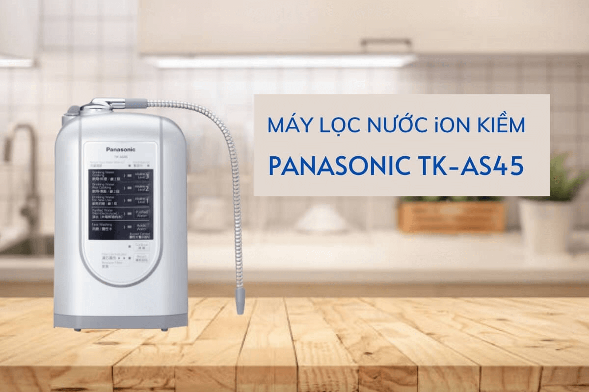 Cận cảnh máy lọc nước iON kiềm Panasonic TK-AS45