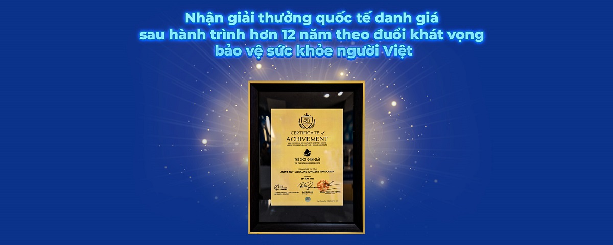 Thế Giới Điện Giải được vinh danh với giải thưởng quốc tế 