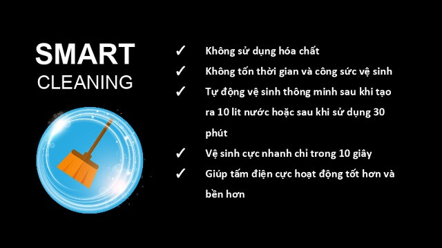 Công nghệ Smart Cleaning giúp tiết kiệm hiệu quả các chi phí