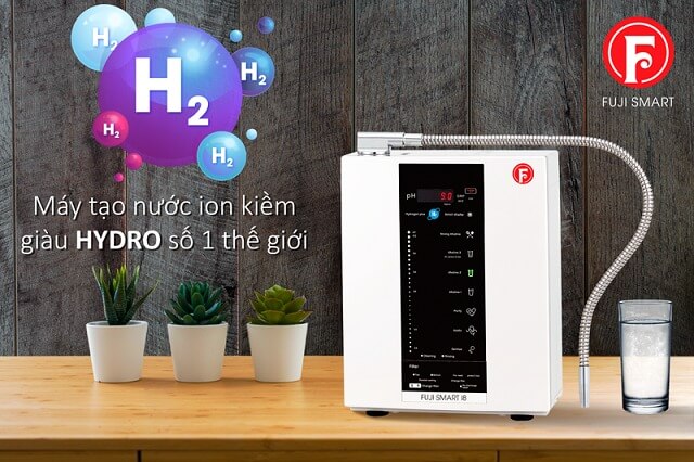 Fuji Smart I8 là một trong những sản phẩm giúp tạo nước ion kiềm giàu hydro #số 1 thế giới