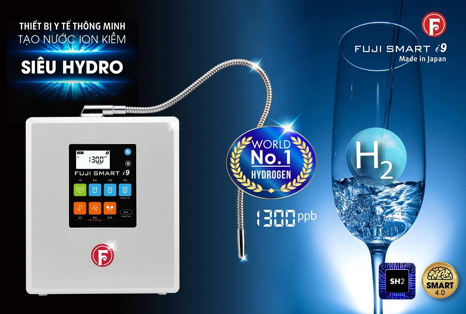 Nồng độ Hydro của Fuji Smart i9 