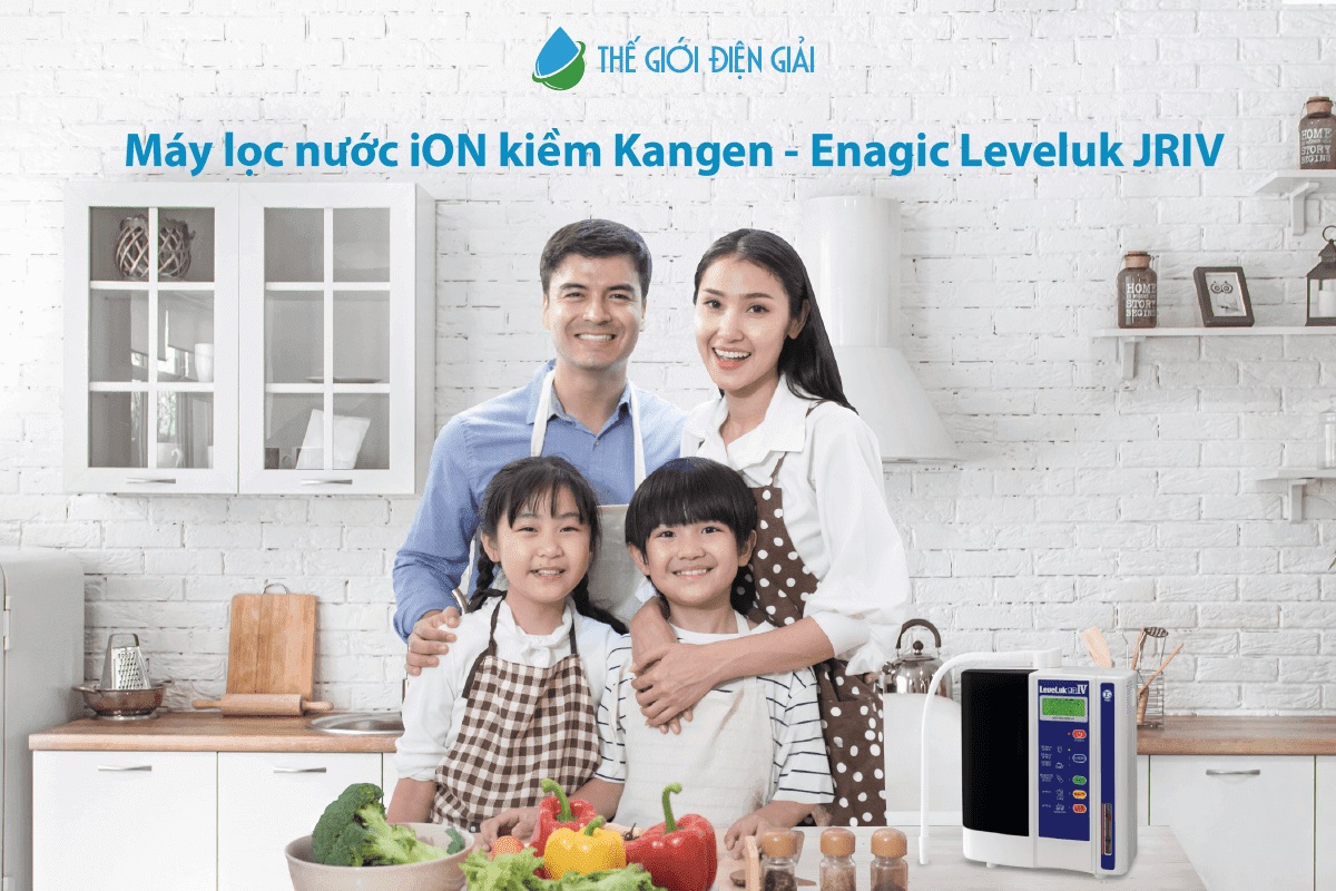 Máy lọc nước Kangen JRIV trong hộ gia đình