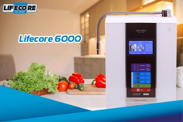 Máy lọc nước điện giải ion kiềm Lifecore 6000 tạo nước sạch