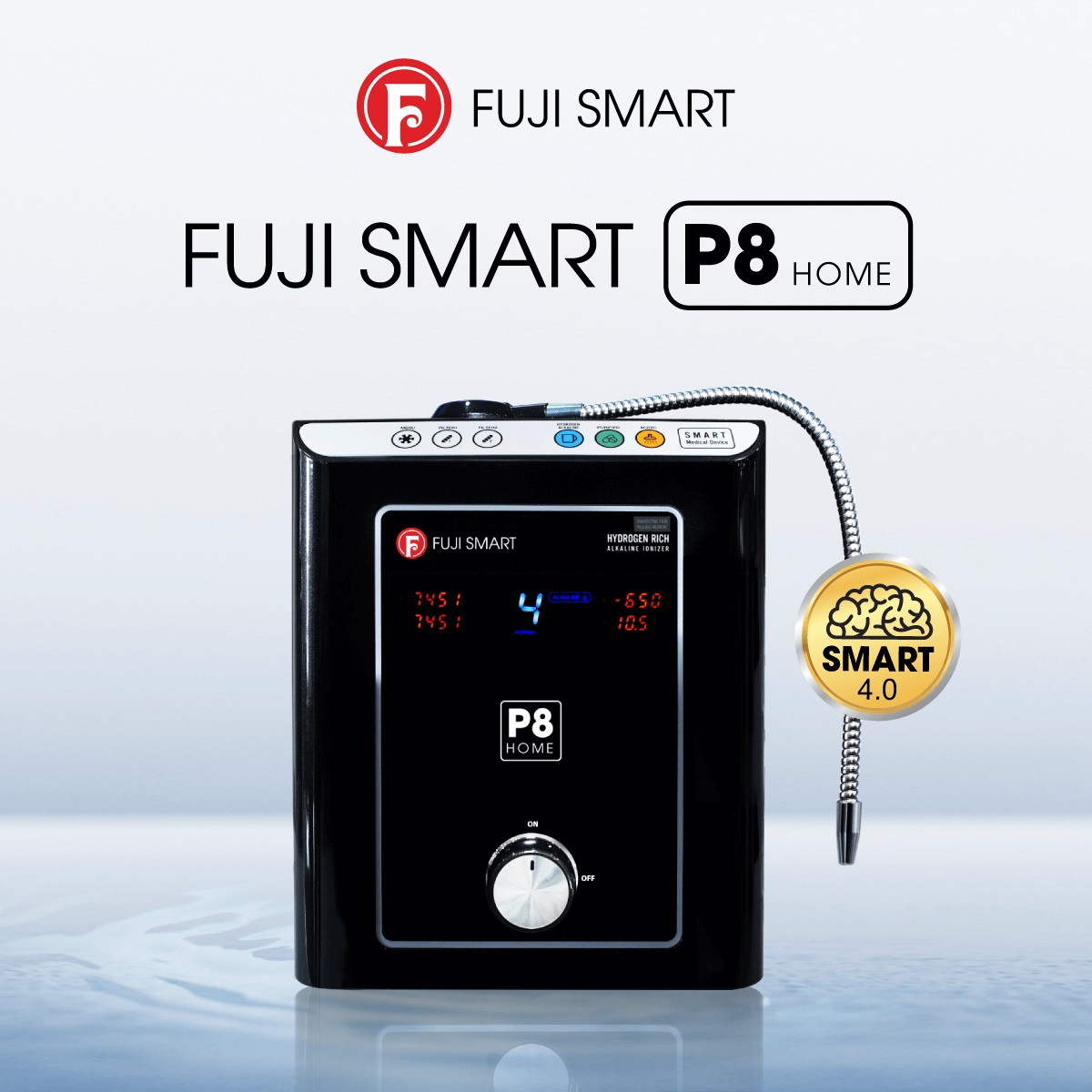 Máy lọc nước điện giải ion kiềm Fuji Smart P8 Home 