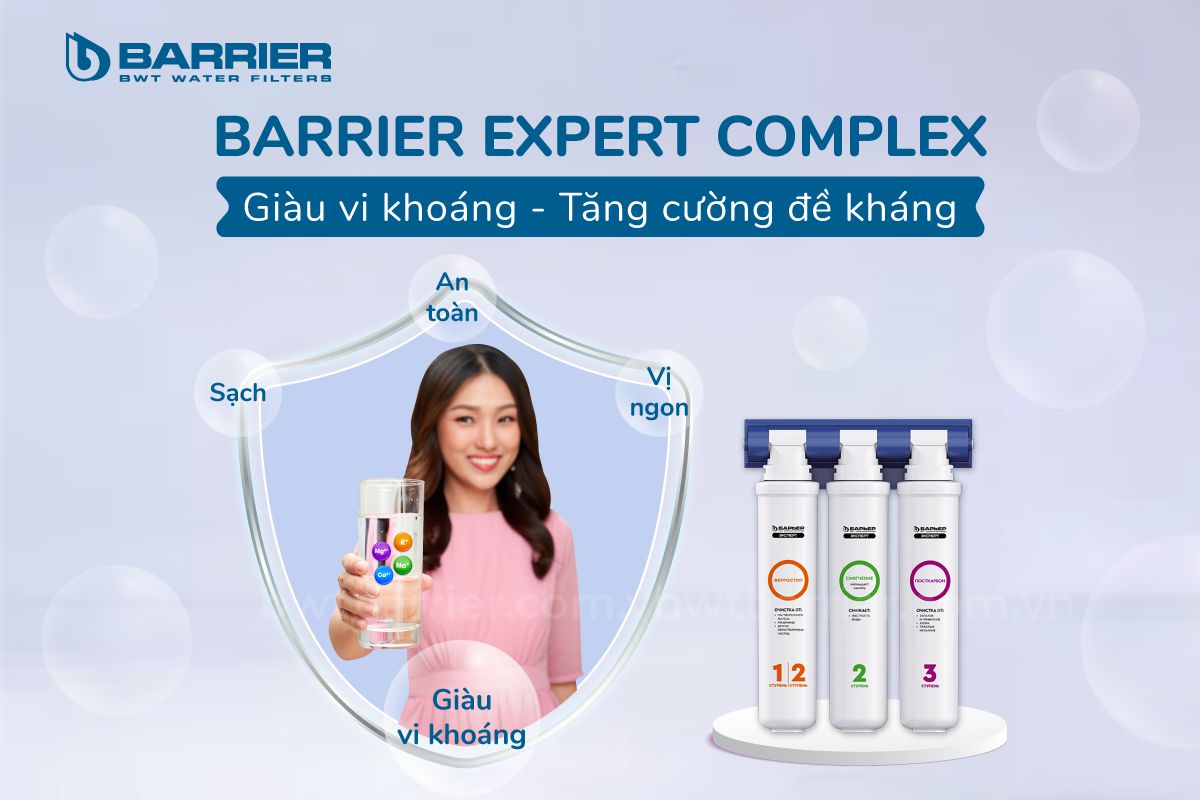 Máy lọc nước Barrier Expert Complex có công dụng gì?
