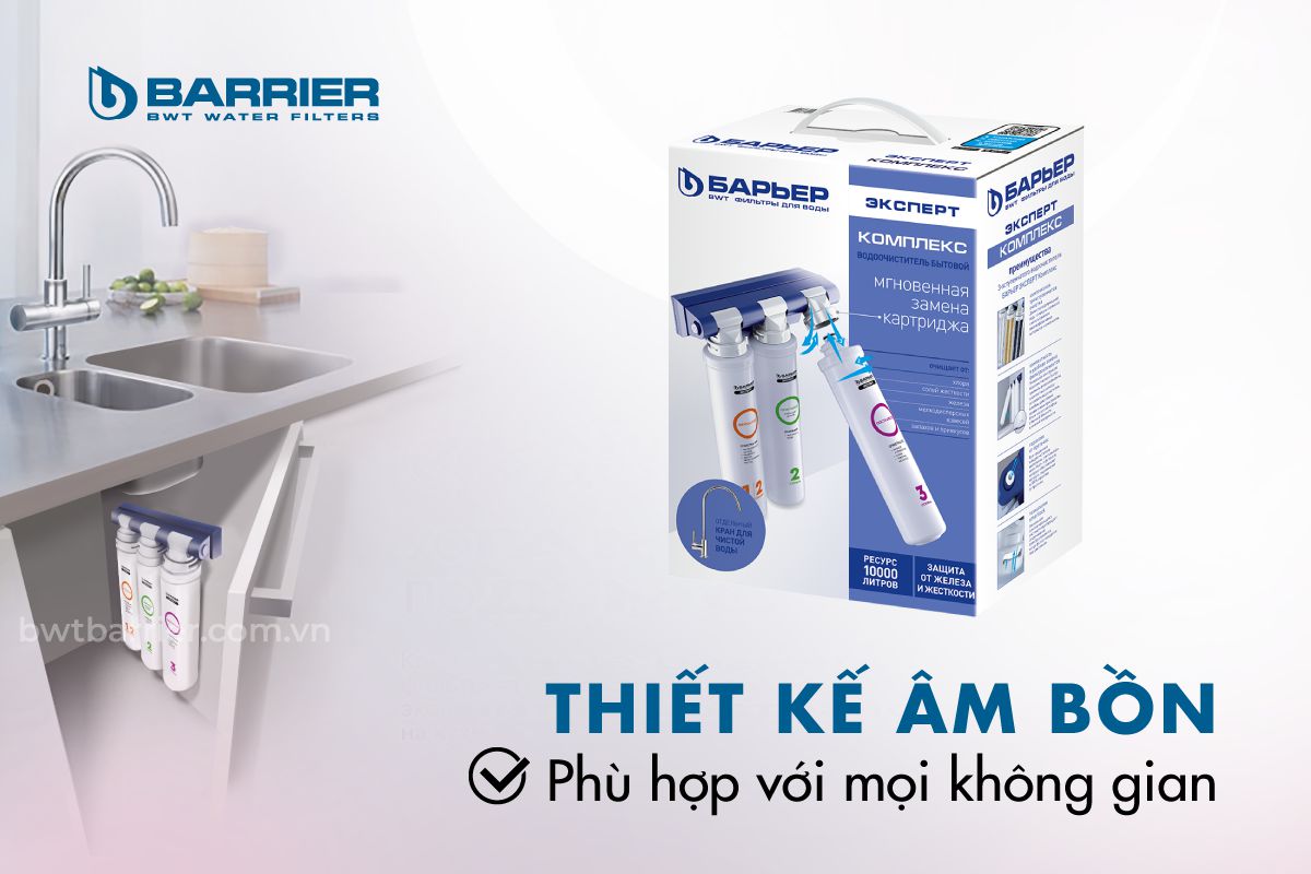 Máy lọc nước Barrier Expert Complex của thương hiệu nào?