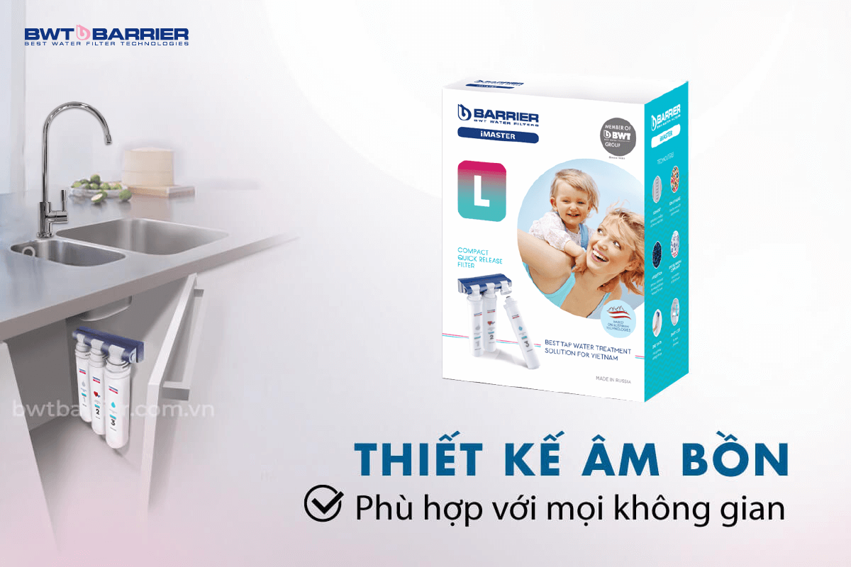 Thiết kế máy lọc nước BWT Barrier iMaster L