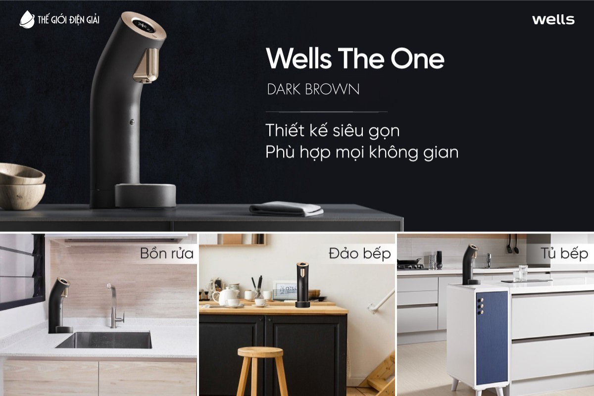 Máy lọc nước Wells The One lắp ở đâu đẹp?