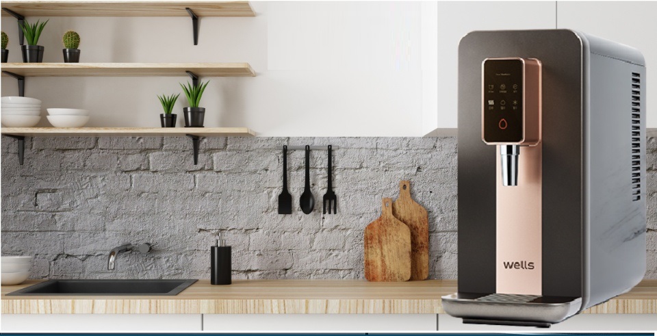 Máy lọc nước nóng lạnh Wells True Tankless cao cấp