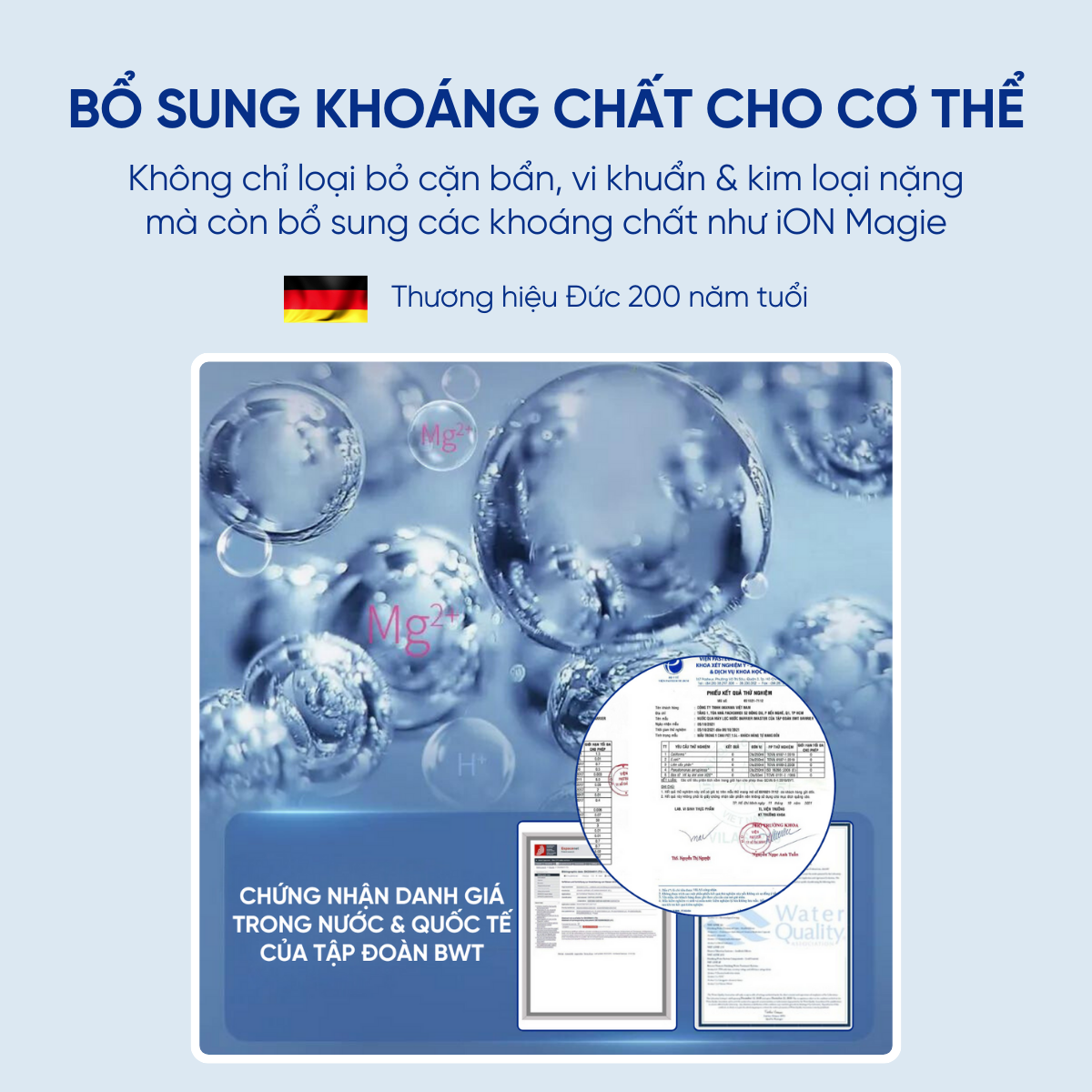 BWT Smart Touch - công nghệ bổ sung vi khoáng độc quyền