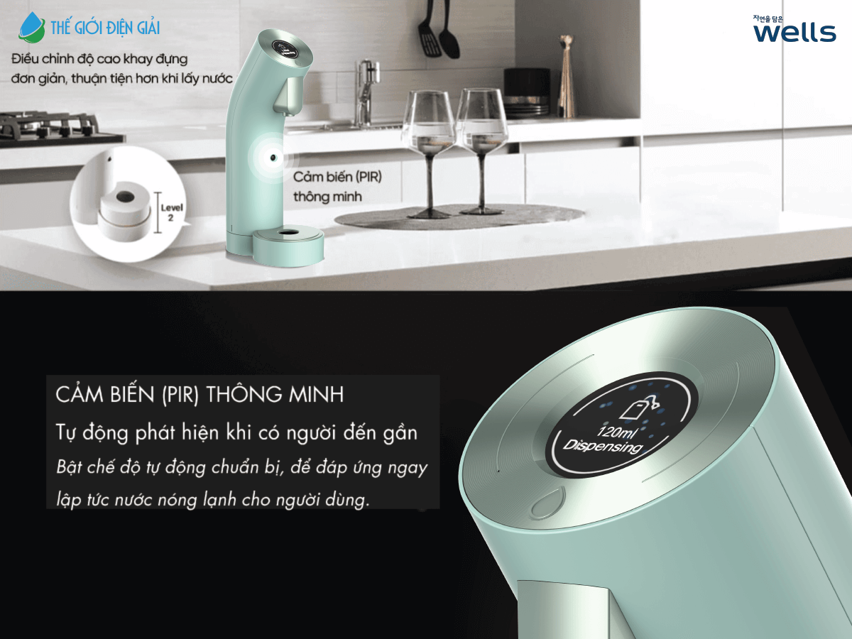 Vì sao máy lọc nước Wells The One Mint Signature là dòng máy lọc nước cao cấp?