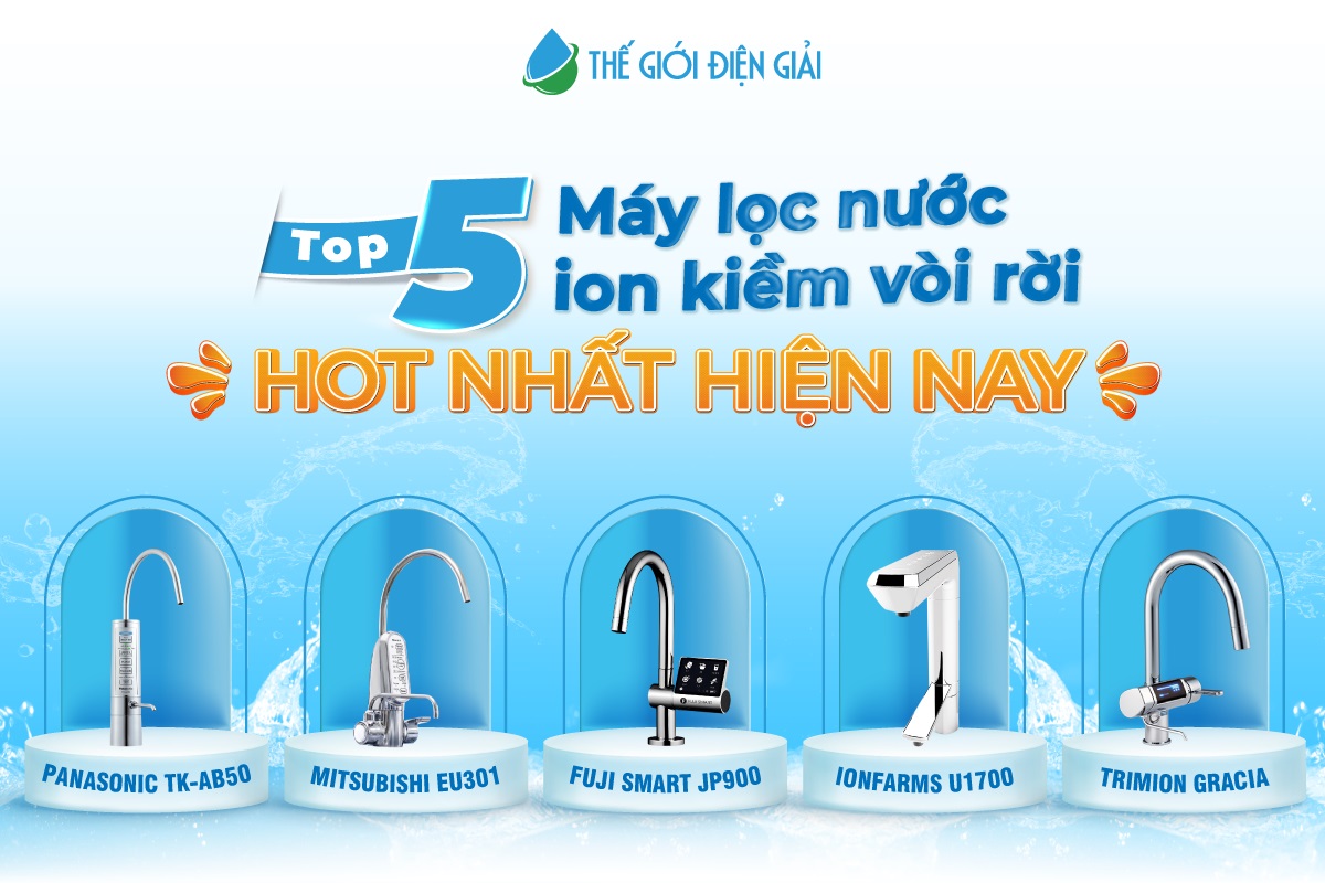 Máy lọc nước điện giải ion kiềm lắp âm tủ được người tiêu dùng ưa chuộng