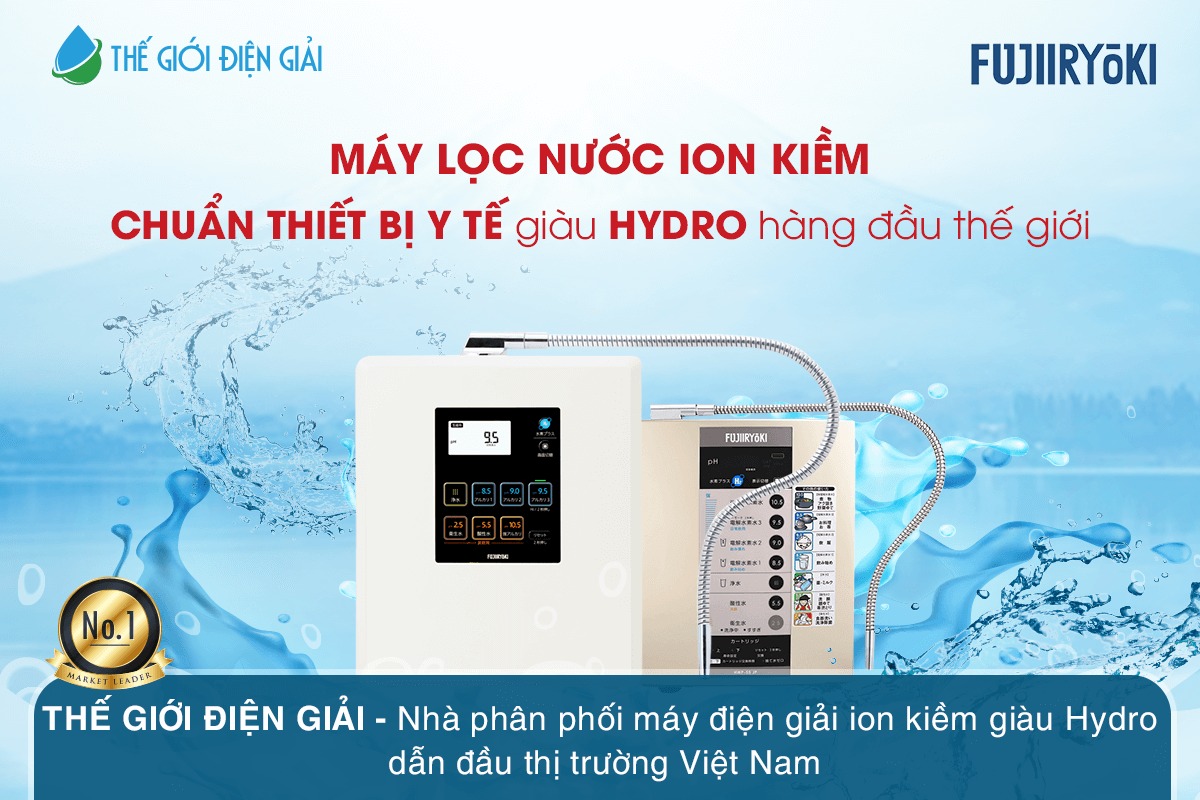 Máy lọc nước điện giải ion kiềm Fujiiryoki có tốt và bền không?