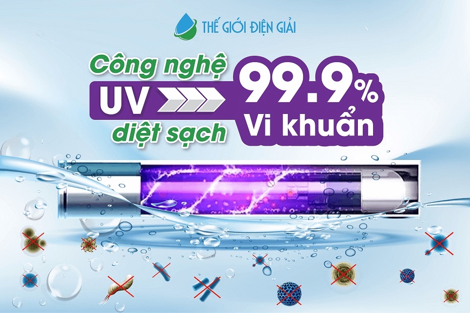 Đèn UV trong bộ tiền xử lý nước Digisui có diệt khuẩn không?