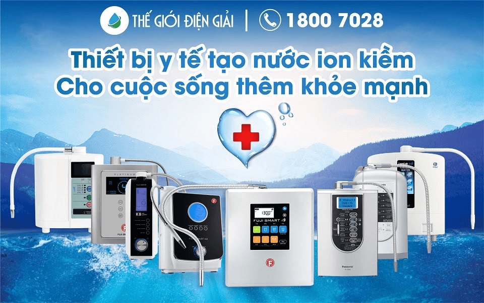 Công dụng của máy lọc nước điện giải ion kiềm?