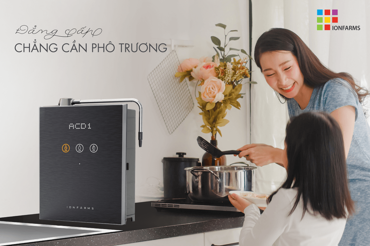 Máy lọc nước điện giải ion kiềm IonFarms Alpha-1700