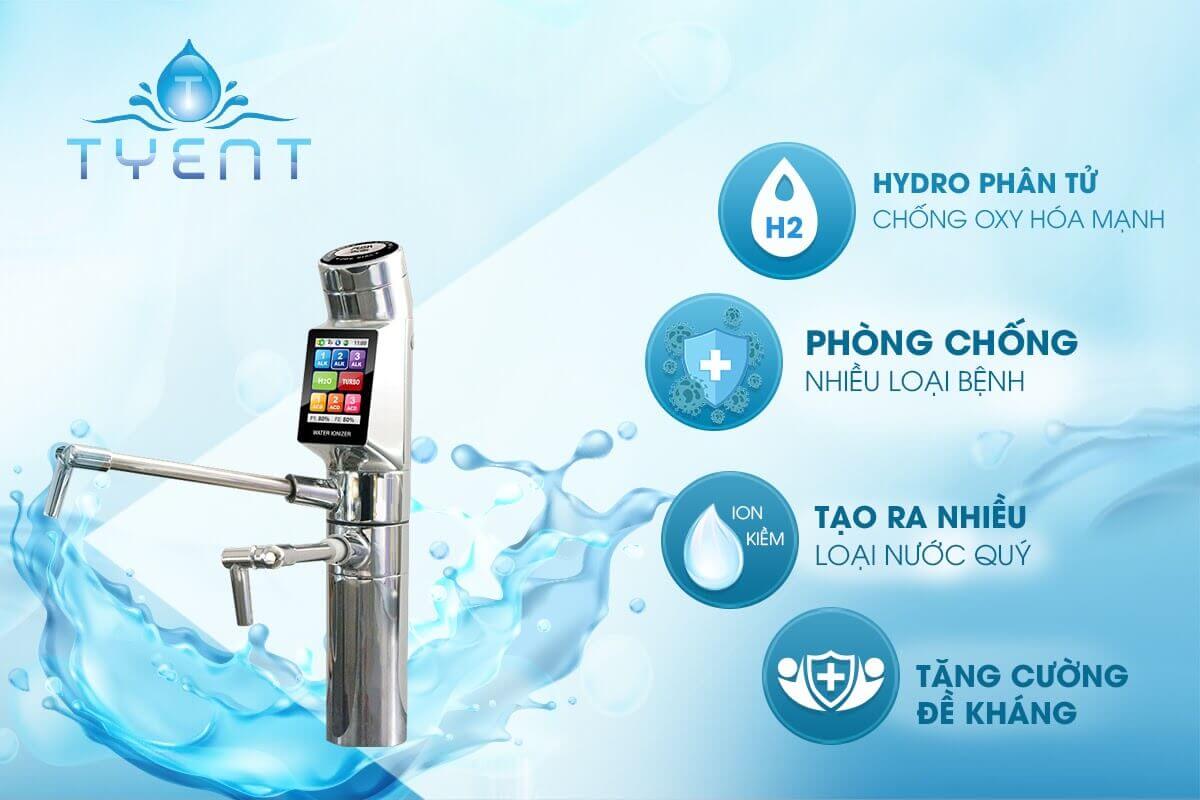 Máy lọc nước điện giải ion kiềm Tyent Uce 9000T Hàn Quốc có tốt không?
