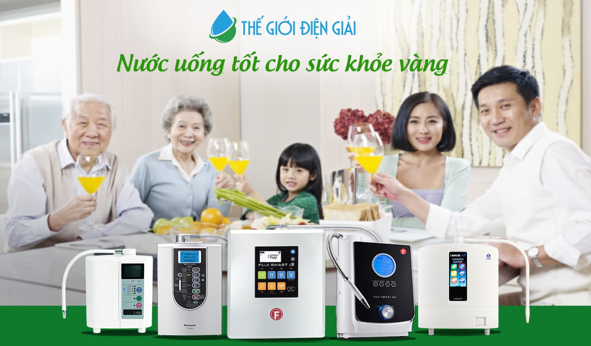 Lợi ích khi sử dụng máy lọc nước điện giải ion kiềm 