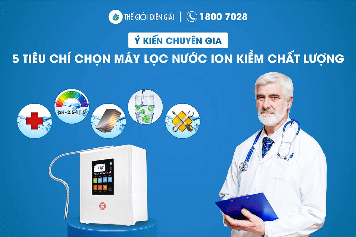 Lời khuyên khi mua máy lọc nước điện giải ion kiềm giá rẻ