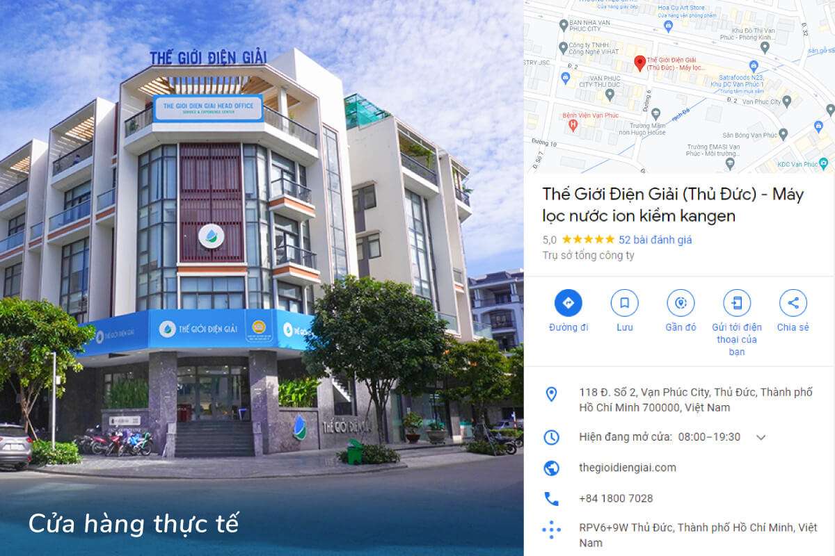 Showroom Thế Giới Điện Giải tại Thủ Đức