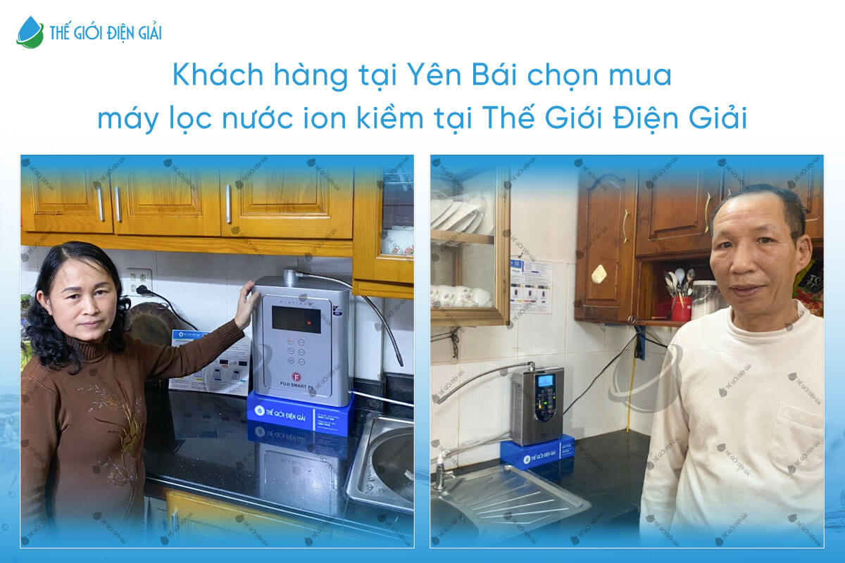 Khách hàng đánh giá Thế Giới Điện Giải là nơi bán máy lọc nước điện giải ion kiềm Yên Bái tốt nhất