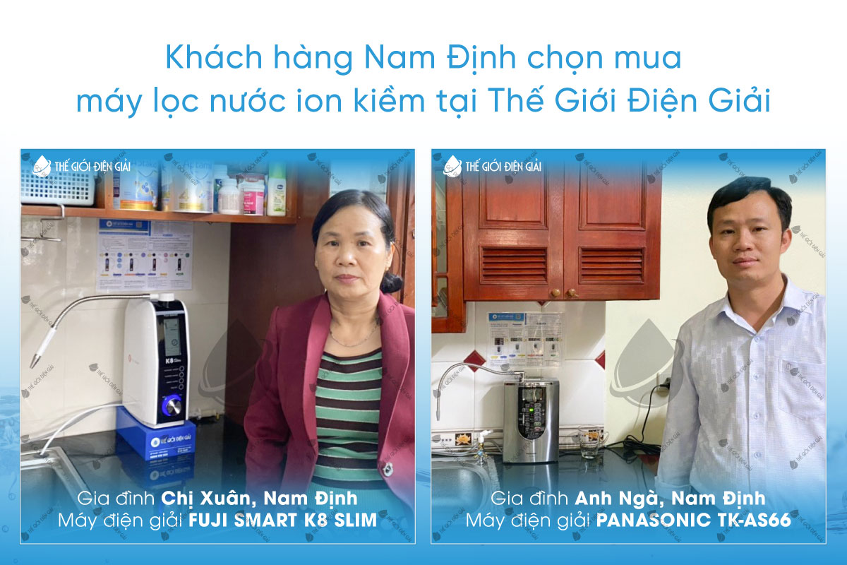 Thế Giới Điện Giải là nơi bán máy lọc nước điện giải ion kiềm tại Nam Định tốt nhất