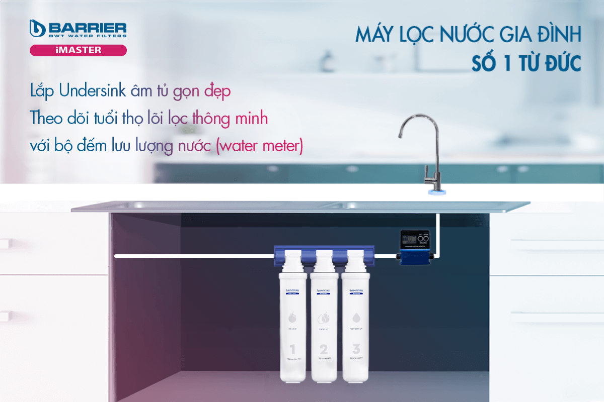 Máy lọc nước BWT Barrier iMaster H có tốt không?