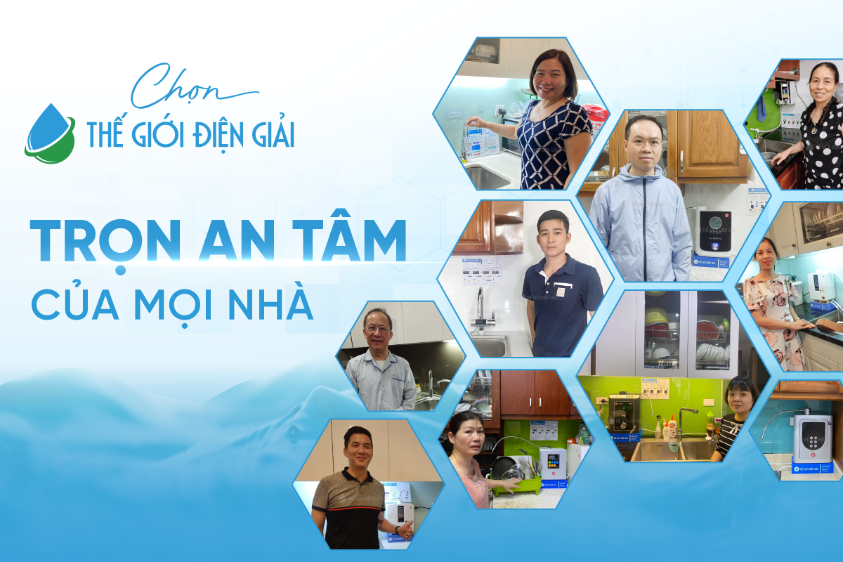 Khách hàng tin chọn máy lọc nước điện giải ion kiềm tại showroom Hà Nội 