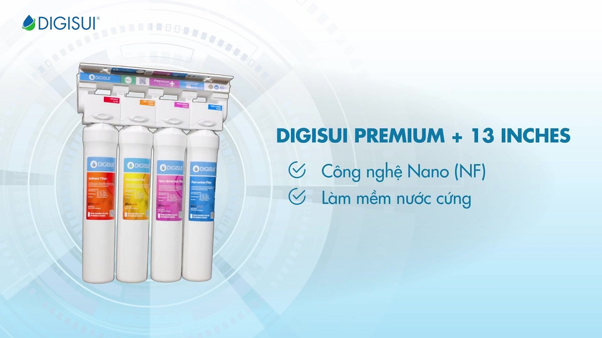 Giải pháp xử lý nước Digisui Premium+ 11 inches 