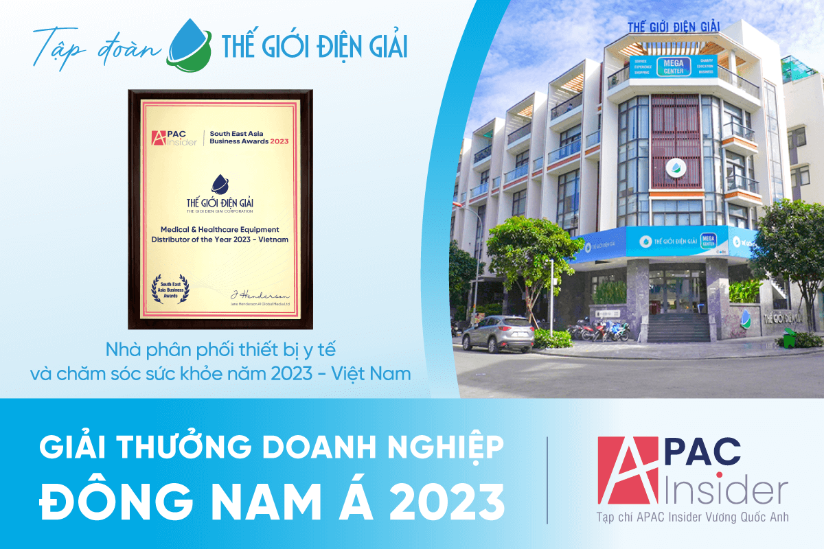 Thế Giới Điện Giải nhận giải thưởng Doanh nghiệp Đông Nam Á 2023