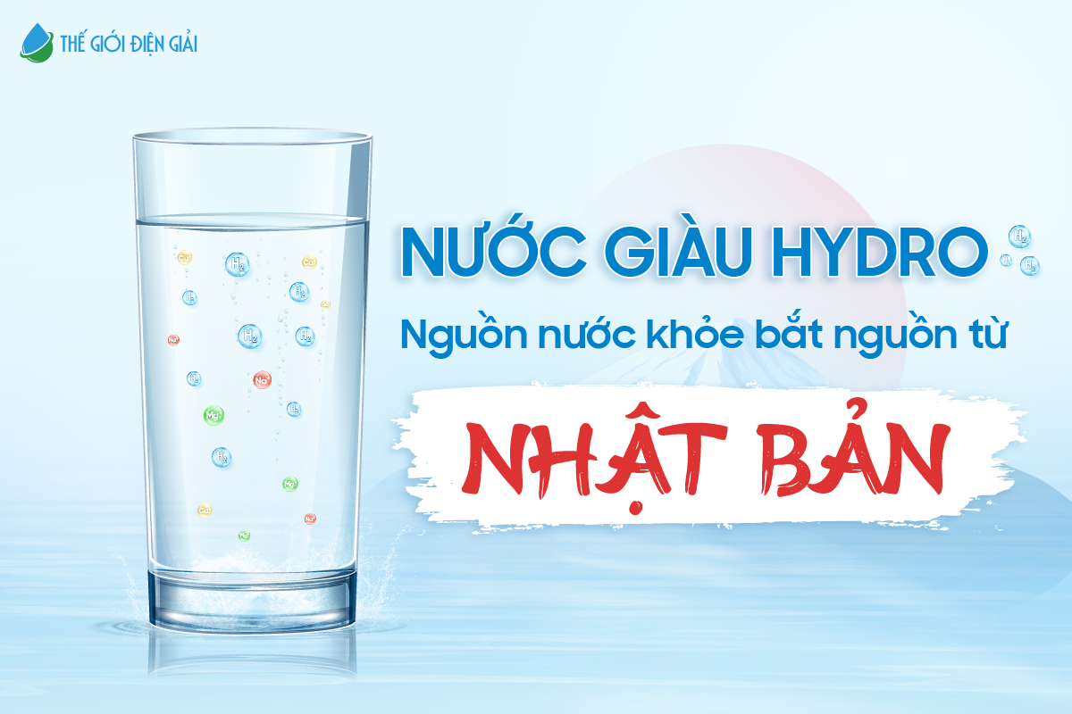 Nước giàu Hydro là gì? Tác dụng của nước Hydrogen?