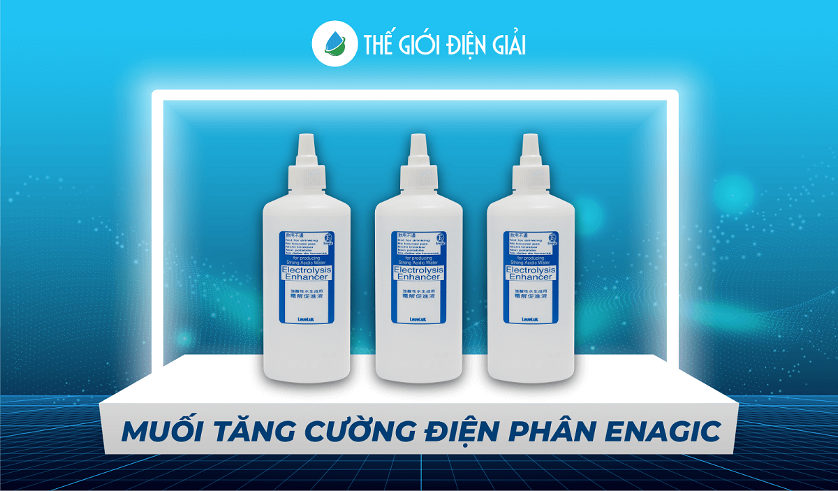 Dung dịch muối tăng cường điện phân chuyên dụng dành riêng cho máy điện giải Kangen