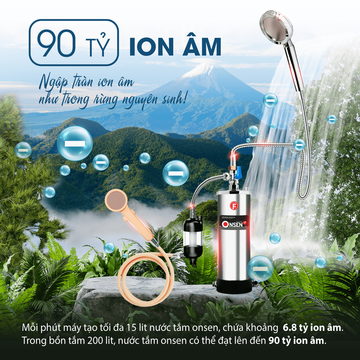 Máy tắm Onsen Fuji Smart JP Pro là sản phẩm chăm sóc sức khỏe yêu thích của danh thủ Hồng Sơn