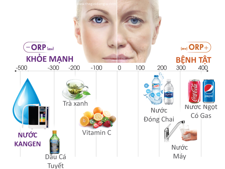 nước ion kiềm chống oxy hóa