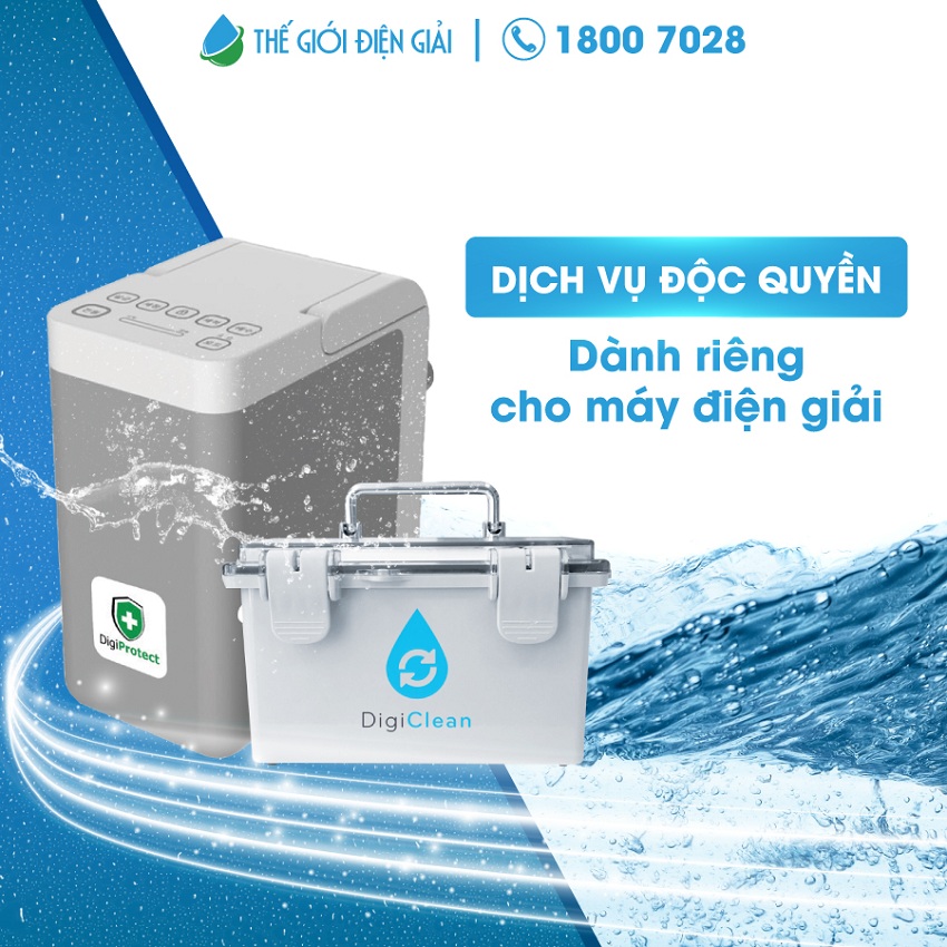 Dịch vụ  dành riêng cho máy điện giải tạo nước ion kiềm từ Thế Giới Điện Giải