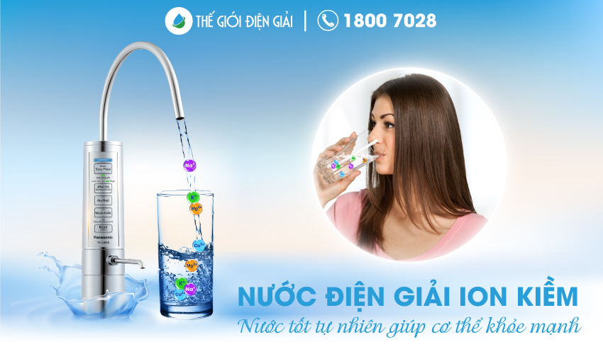 Nước điện giải iON kiềm là loại nước uống tự nhiên tốt cho sức khỏe được các chuyên gia trong lĩnh vực y tế khuyên dùng