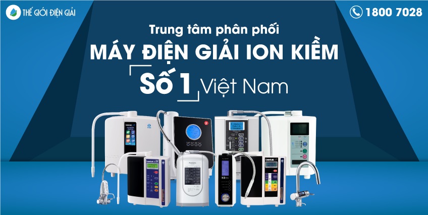 Trung tâm phân phối máy điện giải ion kiềm