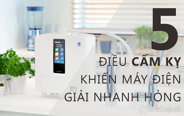 Máy lọc nước điện giải ion kiềm