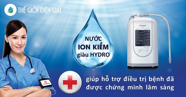 Máy lọc nước điện giải ion kiềm Panasonic TK-AS45 chính hãng tại Thế Giới Điện Giải