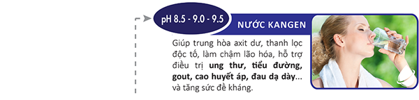 Nước iON kiềm dùng để uống