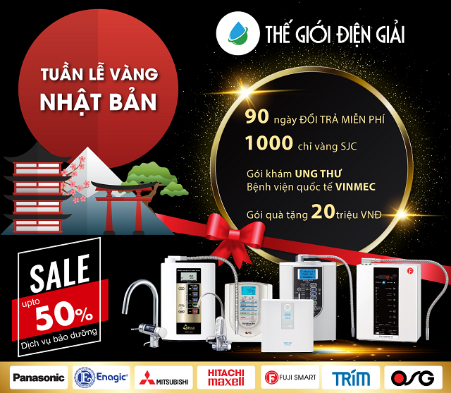 "Tuần lễ vàng Nhật Bản" đang diễn ra tại Thế Giới Điện Giải với nhiều ưu đãi lớn