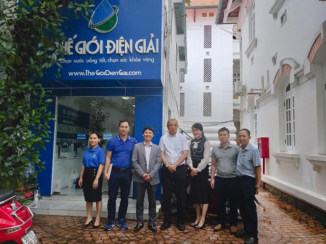 Thế Giới Điện Giải tiếp đón đoàn quan khách cao cấp của thương hiệu Trim ion Nhật Bản