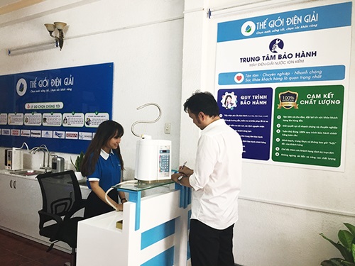 Thế giới Điện giải- bảo hành chính hãng máy lọc nước IONIA