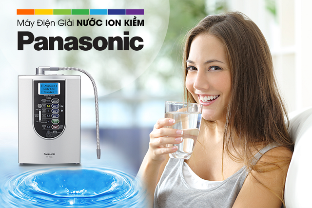 Máy điện giải nước ion kiềm Panasonic TK-AS66 có thể tạo ra 7 loại nước quý