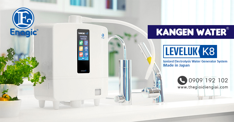 Máy lọc nước điện giải ion kiềm Kangen LeveLuk K8